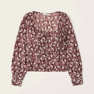 Abercrombie & Fitch Floral Blouse